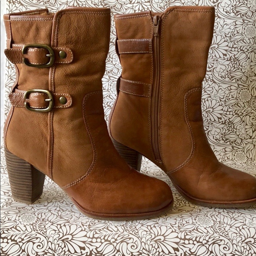 Naturalizer | Leather Ankle Boots Size 7.5